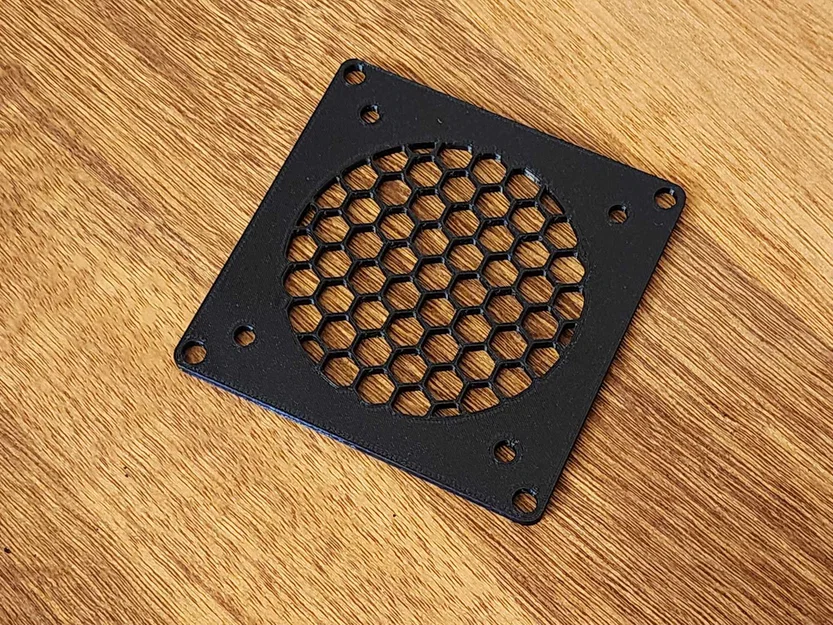 Lưới Quạt Hex 80mm & Tấm Gắn Flush Mount - Image 3