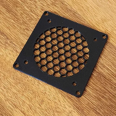 Lưới Quạt Hex 80mm & Tấm Gắn Flush Mount