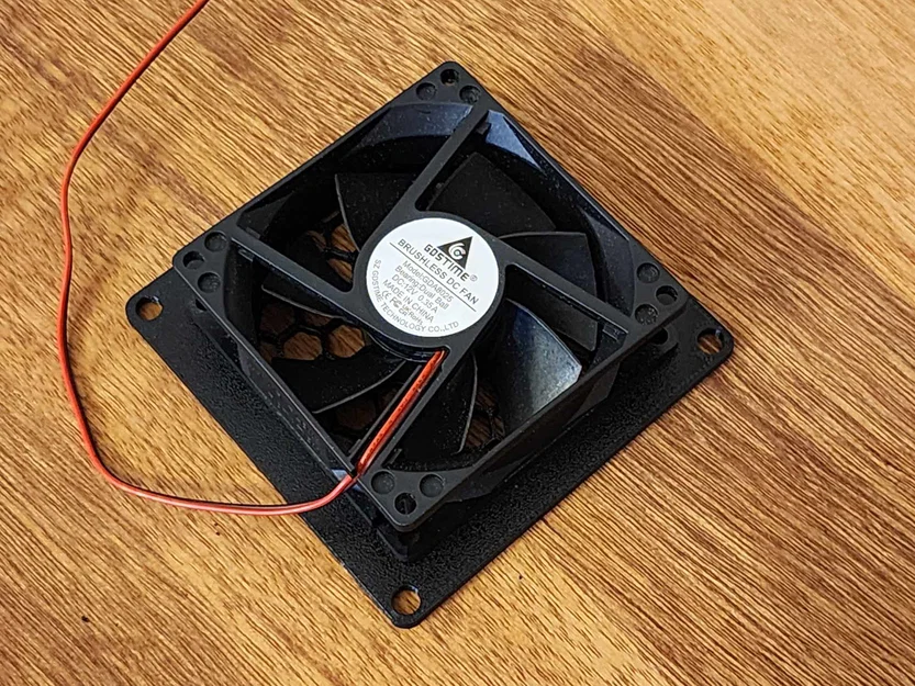 Lưới Quạt Hex 80mm & Tấm Gắn Flush Mount - Image 4