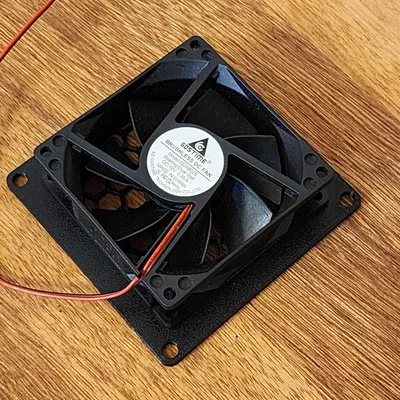 Lưới Quạt Hex 80mm & Tấm Gắn Flush Mount
