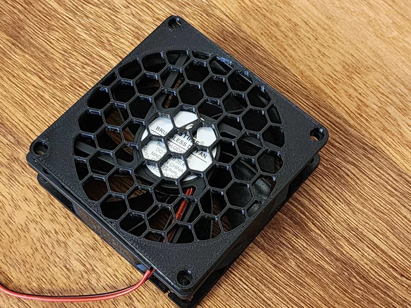 Lưới Quạt Hex 80mm & Tấm Gắn Flush Mount - Image 5