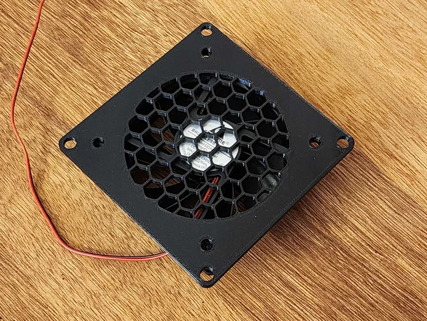 Lưới Quạt Hex 80mm & Tấm Gắn Flush Mount - Image 6