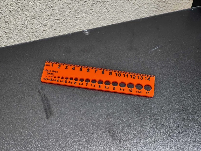 Thước đo đa năng tích hợp đo lỗ (Metric Ruler) cho người dùng 3D - Image 2