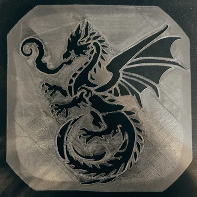 Stencil rồng trang trí bánh (Dragon Stencil)