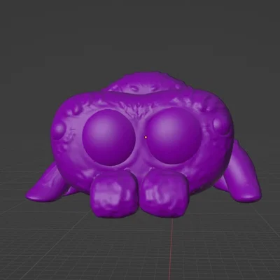 Mô hình chú nhện nhảy (Cute Jumping Spider) 3D siêu đáng yêu