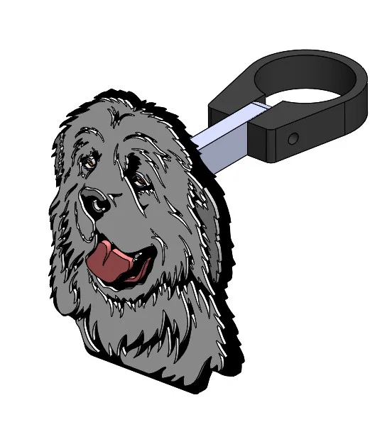 Placa 2D chó - Husky - Great Pyrenees - Belgian Malinois - Image 3