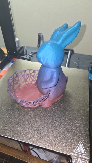 Mô hình chú thỏ Phục sinh kèm giỏ xinh xắn (Easter Bunny Remix) - Image 1