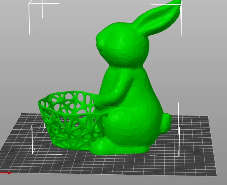 Mô hình chú thỏ Phục sinh kèm giỏ xinh xắn (Easter Bunny Remix) - Image 3