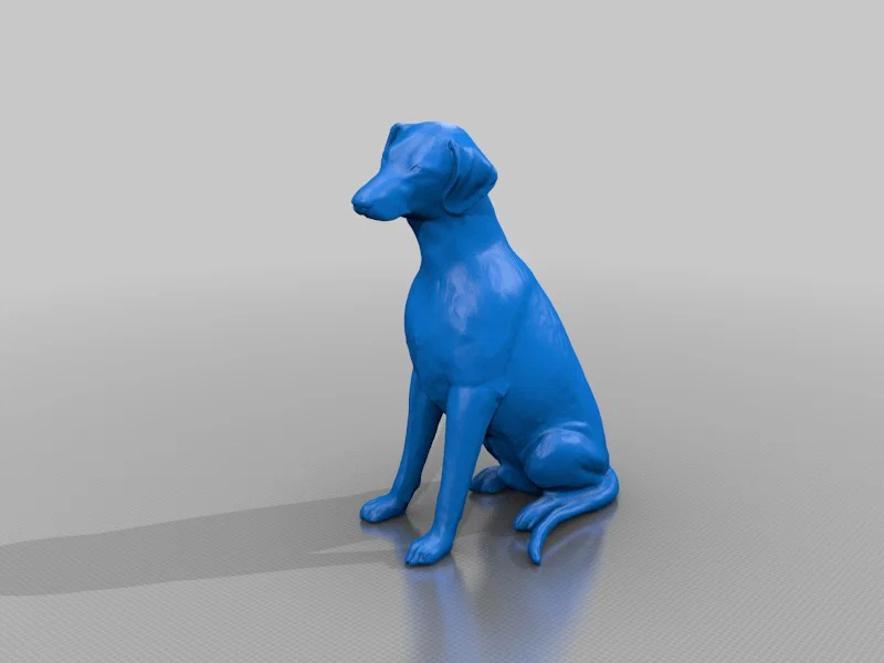 Mô hình chú chó Doberman ngồi in 3D đẹp mắt và tinh xảo - Image 1