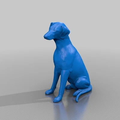 Mô hình chú chó Doberman ngồi in 3D đẹp mắt và tinh xảo