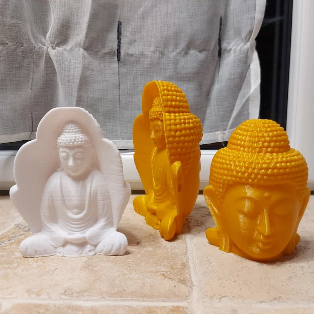 Mô hình tượng Phật 3D phong cách thiền định đầy tinh xảo - Image 1