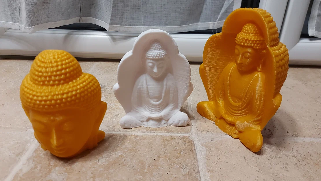 Mô hình tượng Phật 3D phong cách thiền định đầy tinh xảo - Image 2