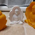 Mô hình tượng Phật 3D phong cách thiền định đầy tinh xảo - Thumbnail 2