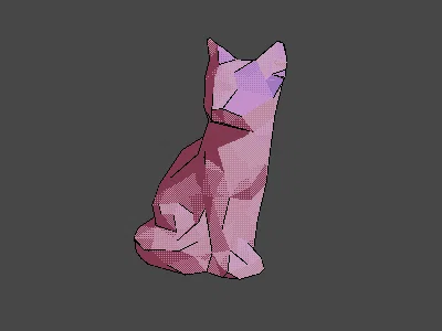 Mô hình chú cáo Low Poly dễ thương - File in 3D miễn phí - Image 2