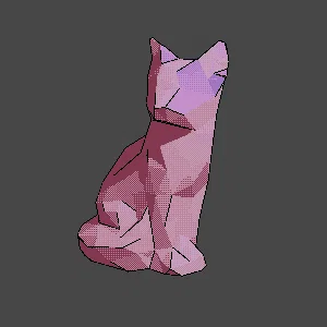 Mô hình chú cáo Low Poly dễ thương - File in 3D miễn phí