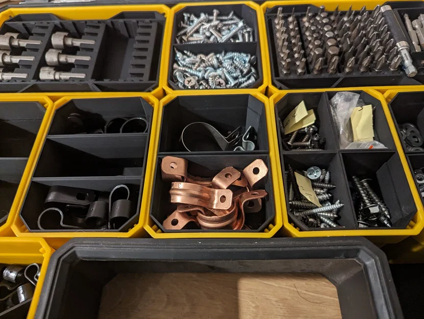 Khay chia ngăn 3D cho hộp dụng cụ DeWalt Deep Pro (Tùy chỉnh) - Image 1