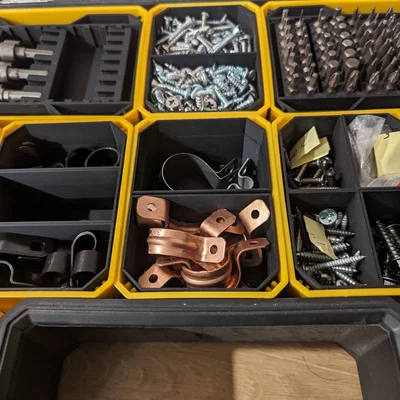 Khay chia ngăn 3D cho hộp dụng cụ DeWalt Deep Pro (Tùy chỉnh)