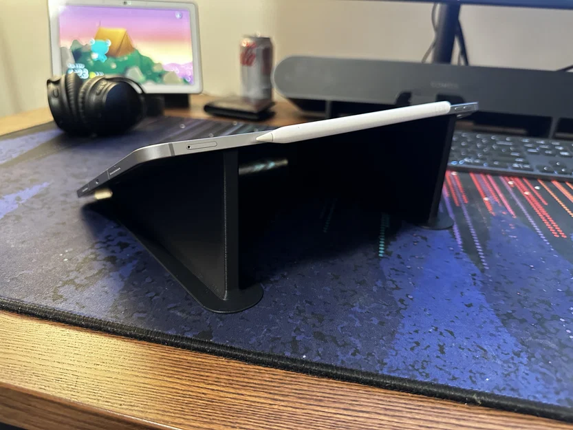 Giá đỡ vẽ iPad Pro 12.9 inch in 3D: Thiết kế góc nghiêng tối ưu - Image 4