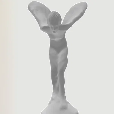 Mô hình 3D Spirit of Ecstasy - Biểu tượng Rolls Royce đẳng cấp