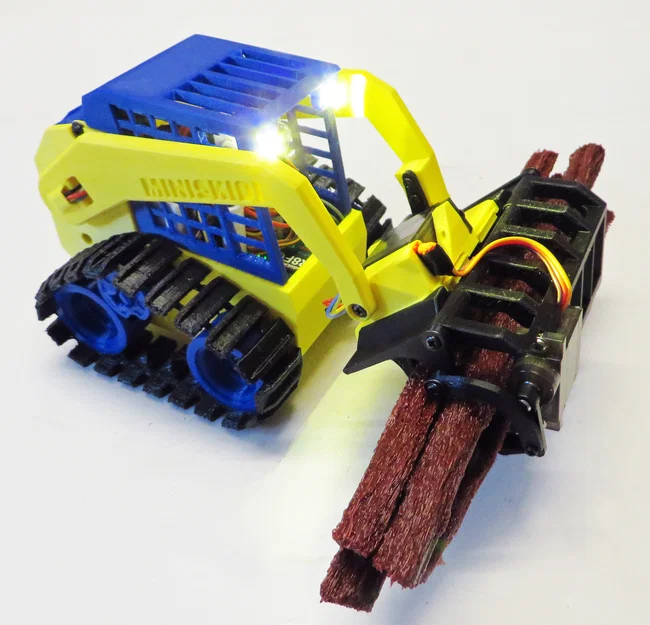 “Claw” cho RC SkidSteer V3.0 in 3D – tích hợp đầu nối quick release - Image 1