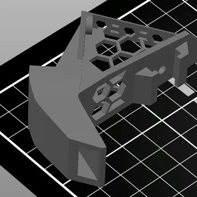 Ống gió Dual 5015 cho Ender 3 V3 KE, hướng gió xuống build plate tốt hơn