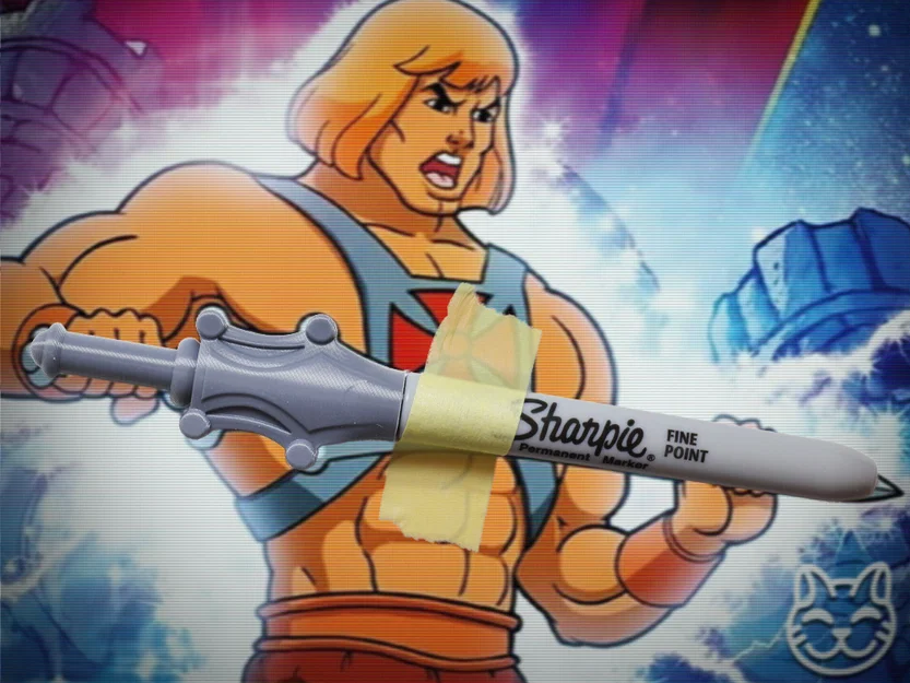 He-Man - Nắp Sharpie kiểu chuôi Power Sword - Image 1