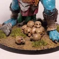 Skull for mini base - Đầu lâu trang trí đế mô hình Warhammer - Thumbnail 1