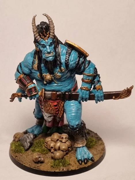 Skull for mini base - Đầu lâu trang trí đế mô hình Warhammer - Image 3