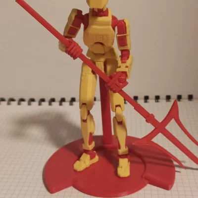 Mô hình cây đinh ba Asgore cho Dummy 13 in 3D độc đáo