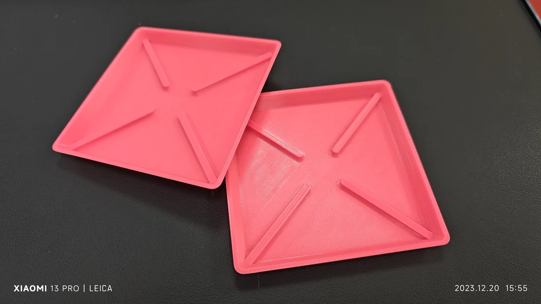 Khay lót chậu vuông thoáng khí (Square breathable flower pot tray) - Image 1