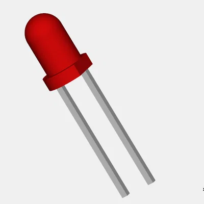 Mô hình kỹ thuật LED 3mm chuẩn cho thiết kế 3D chuyên nghiệp
