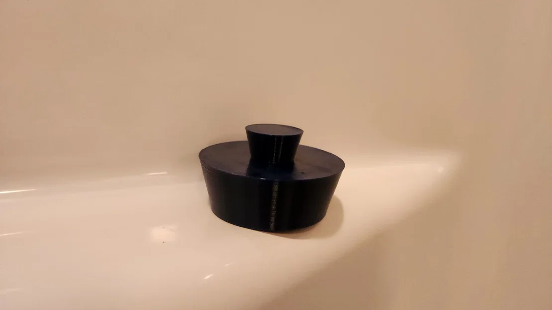 Nút chặn bồn tắm 3D (TPU Bathtub Stopper) tiện dụng - Image 1
