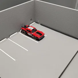 Garage HOTWHEELS - mẫu đơn giản