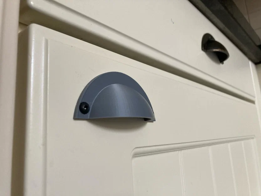 Tay nắm tủ/cửa với 2 lỗ M4 (cabinet handle) - Image 1