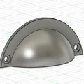 Tay nắm tủ/cửa với 2 lỗ M4 (cabinet handle) - Thumbnail 2