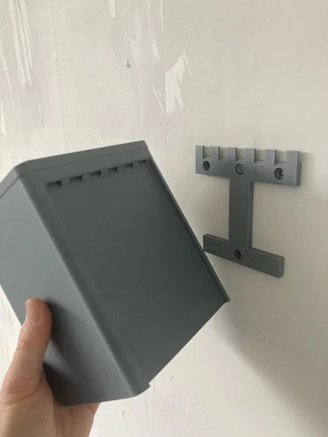 Thùng rác treo tường cho mẩu filament, có nắp tháo rời, dễ gỡ khỏi tường - Image 2