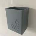 Thùng rác treo tường cho mẩu filament, có nắp tháo rời, dễ gỡ khỏi tường - Thumbnail 6