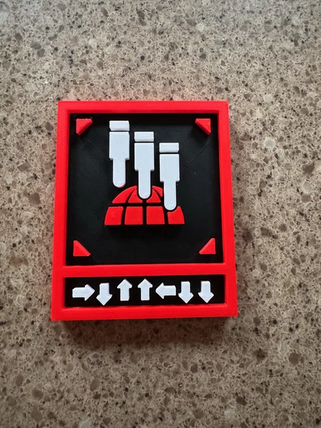 Plaque Helldivers 2 Orbital 380mm Barrage - Image 1
