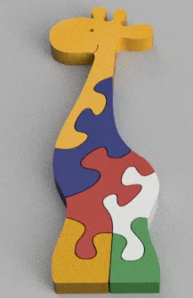 Puzzle Hươu Cao Cổ – Zoo Mộng Mơ - Image 1