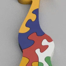 Puzzle Hươu Cao Cổ – Zoo Mộng Mơ