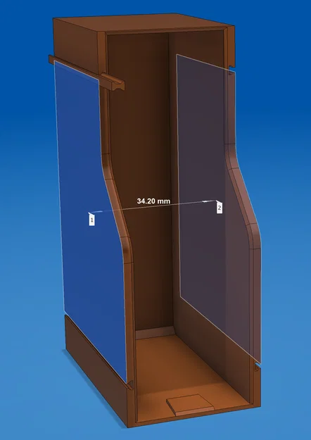 Giá treo/khay module cartridge Brother P-Touch (TZe + HSe) gắn tường - Image 2