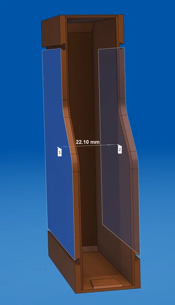 Giá treo/khay module cartridge Brother P-Touch (TZe + HSe) gắn tường - Image 3