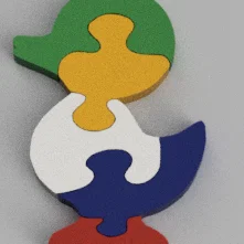 Puzzle Pato ZOO de ensueño
