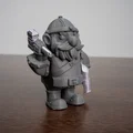 Chiến binh Người Lùn Khớp Nối - Print-in-place, Dễ in! - Thumbnail 1
