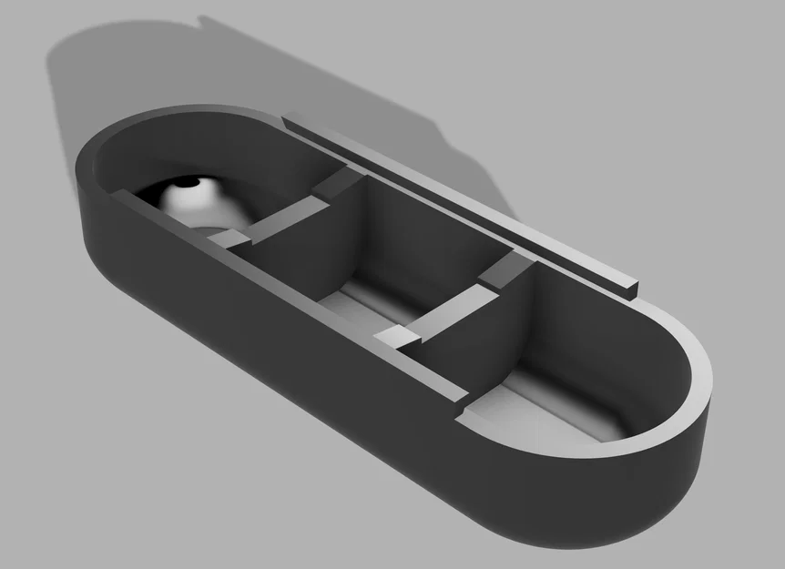 Hộp đựng thuốc 3 ngăn nhỏ gọn - Thiết kế in 3D tiện lợi - Image 2