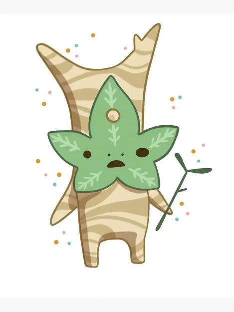 Mô hình 3D Korok dễ thương trong The Legend of Zelda - Tải ngay - Image 1