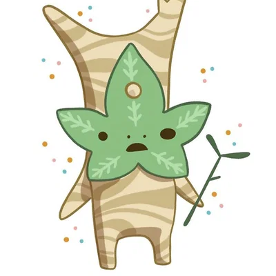 Mô hình 3D Korok dễ thương trong The Legend of Zelda - Tải ngay