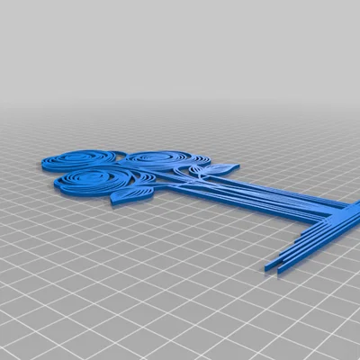 Trang trí tường “Roses in a vase / Růže ve váze”