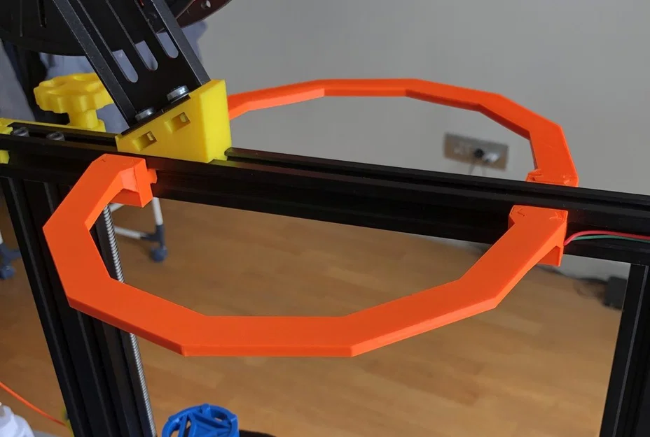 Giá đỡ LED strip Halo 10mm cho Ender 3 V2 (Ender 3 V2 Halo Light Led Strip Holder) - Image 1