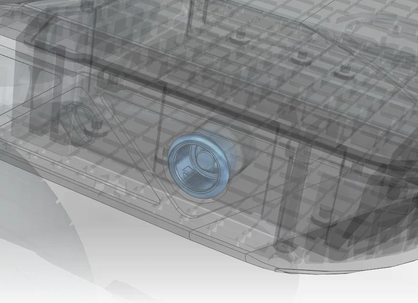 HYPERFORMA_Floatwheel ADV-ADVPro Power Button plug cover (nắp che ổ nút nguồn) - Image 6